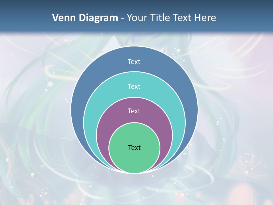 A Woman With Long Hair Sitting In A Field Of Flowers Powerpoint Template PowerPoint Template