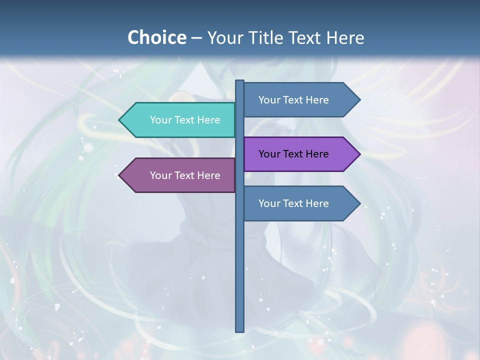 A Woman With Long Hair Sitting In A Field Of Flowers Powerpoint Template PowerPoint Template