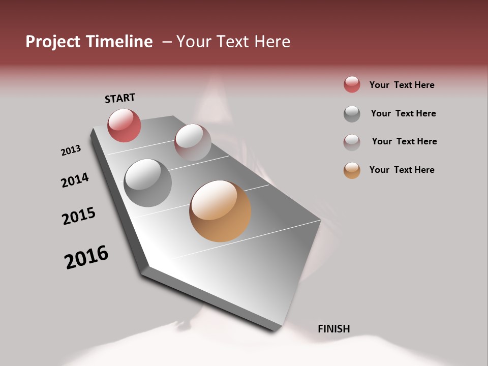 A Woman With Dark Hair And Yellow Eyes PowerPoint Template