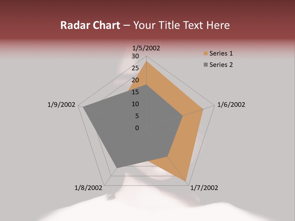 A Woman With Dark Hair And Yellow Eyes PowerPoint Template