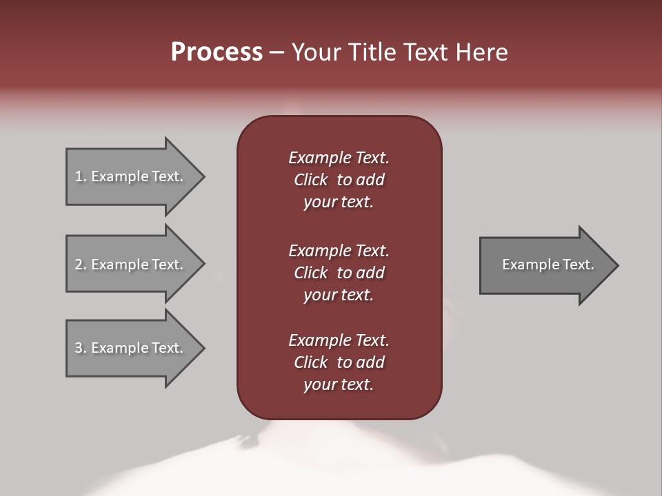 A Woman With Dark Hair And Yellow Eyes PowerPoint Template