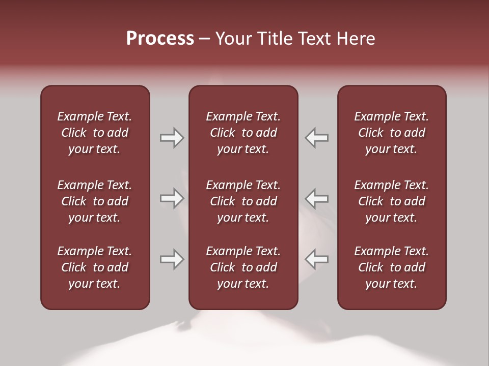 A Woman With Dark Hair And Yellow Eyes PowerPoint Template
