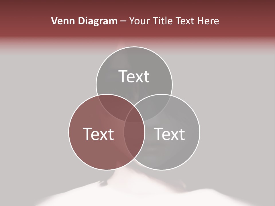 A Woman With Dark Hair And Yellow Eyes PowerPoint Template