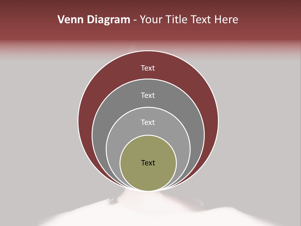 A Woman With Dark Hair And Yellow Eyes PowerPoint Template