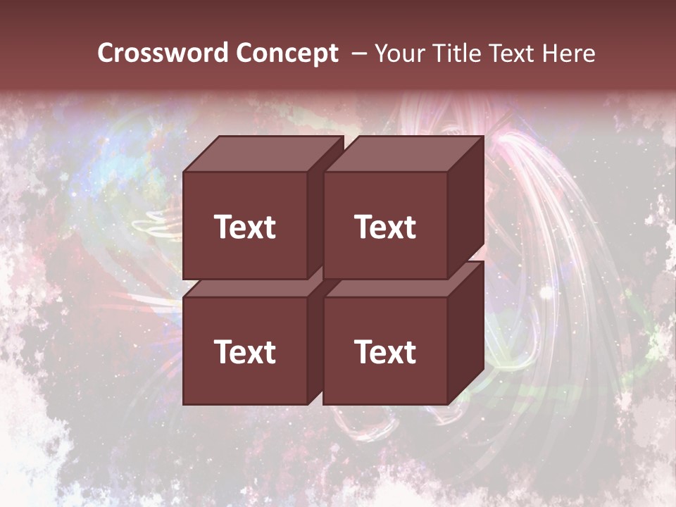 A Woman With Long Hair Is Dancing On A Colorful Background PowerPoint Template