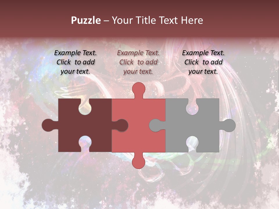 A Woman With Long Hair Is Dancing On A Colorful Background PowerPoint Template