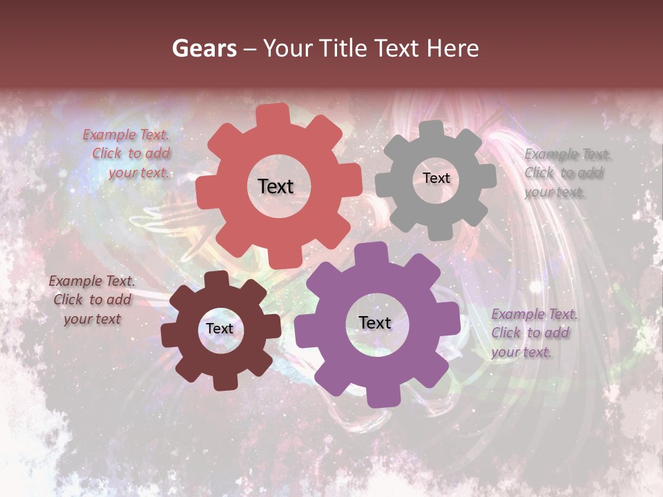 A Woman With Long Hair Is Dancing On A Colorful Background PowerPoint Template