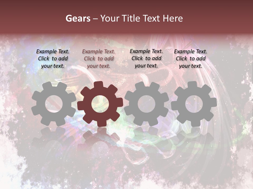 A Woman With Long Hair Is Dancing On A Colorful Background PowerPoint Template