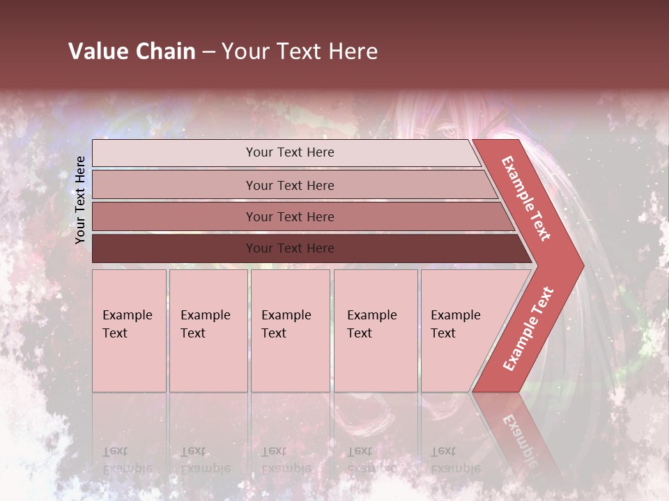 A Woman With Long Hair Is Dancing On A Colorful Background PowerPoint Template