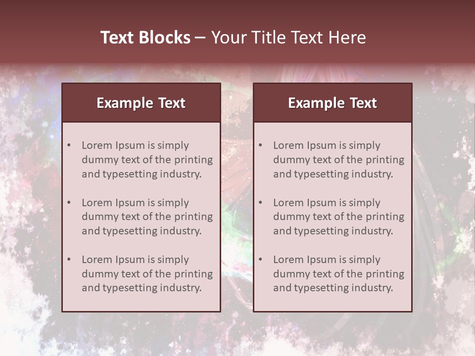 A Woman With Long Hair Is Dancing On A Colorful Background PowerPoint Template