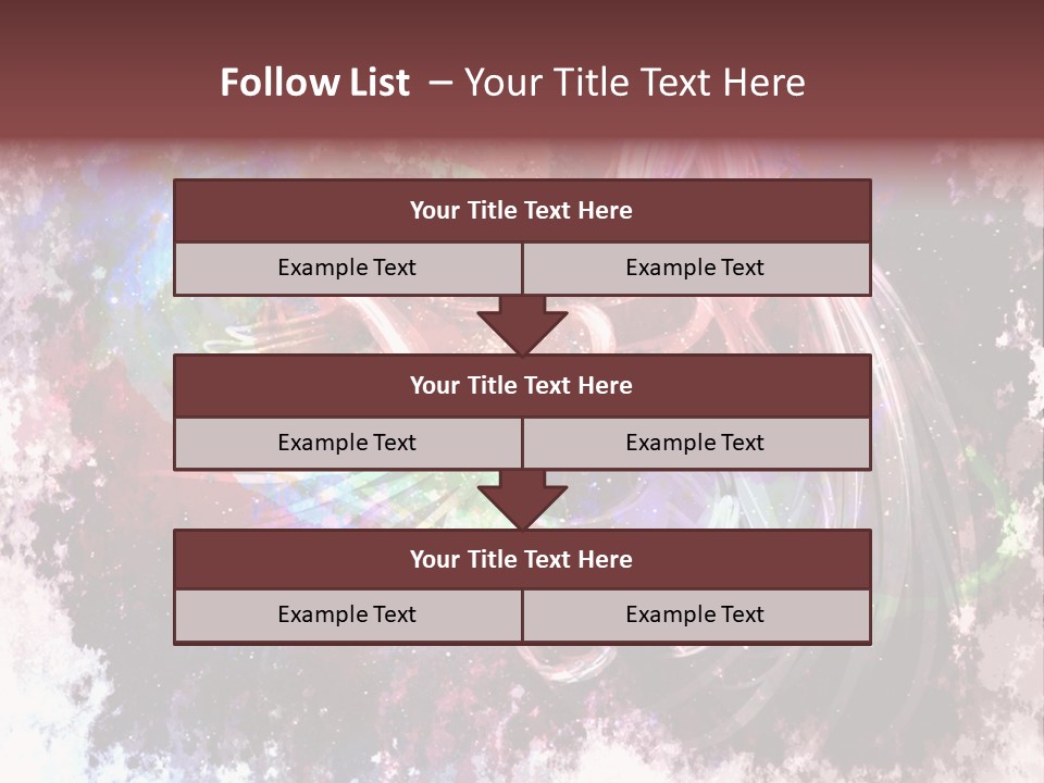 A Woman With Long Hair Is Dancing On A Colorful Background PowerPoint Template