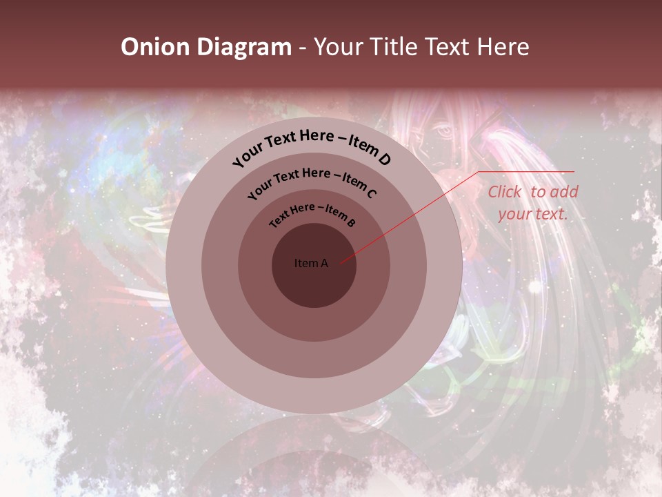 A Woman With Long Hair Is Dancing On A Colorful Background PowerPoint Template