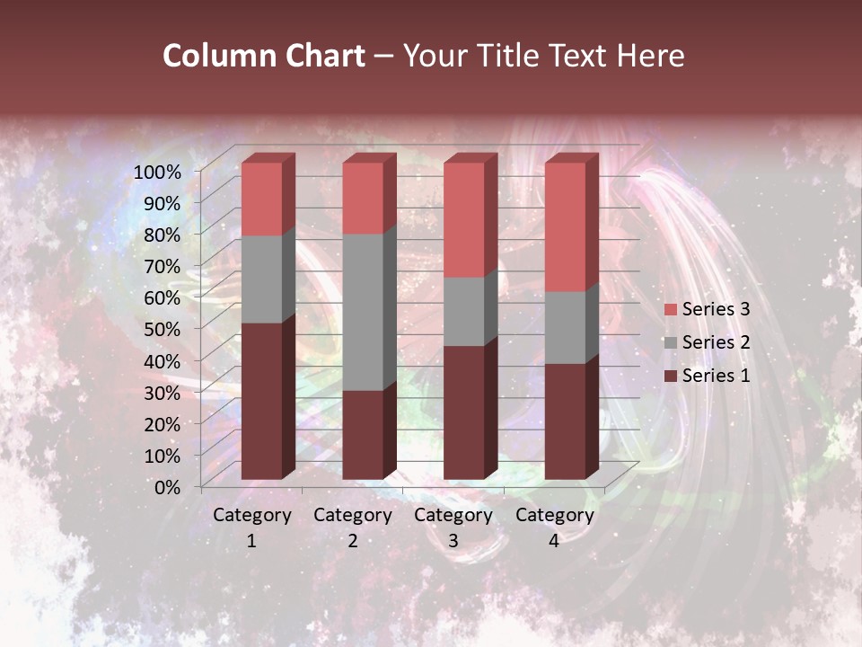 A Woman With Long Hair Is Dancing On A Colorful Background PowerPoint Template