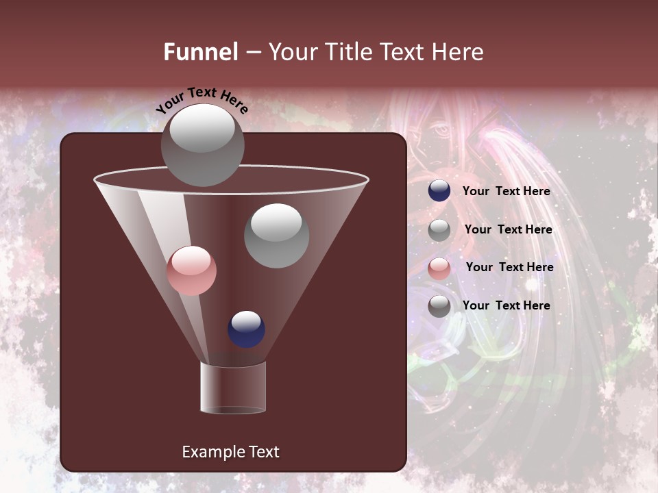 A Woman With Long Hair Is Dancing On A Colorful Background PowerPoint Template