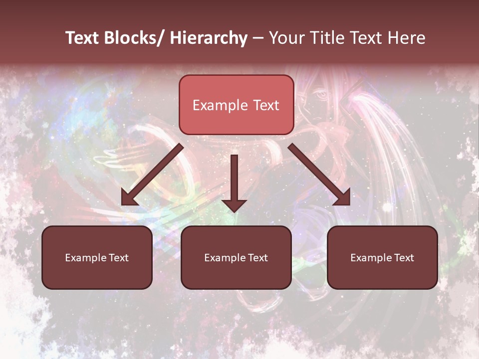 A Woman With Long Hair Is Dancing On A Colorful Background PowerPoint Template