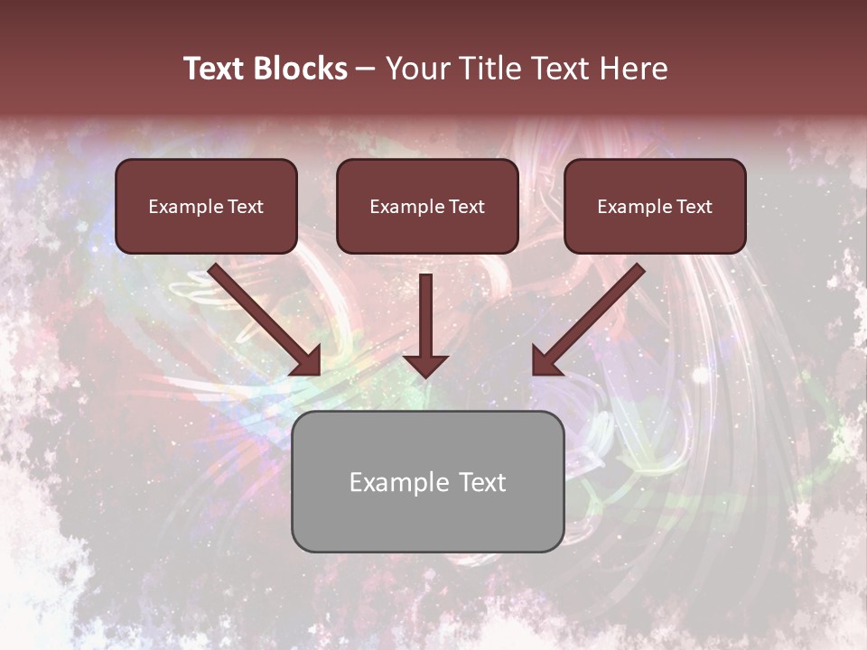 A Woman With Long Hair Is Dancing On A Colorful Background PowerPoint Template