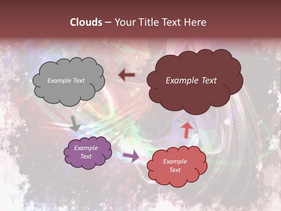 A Woman With Long Hair Is Dancing On A Colorful Background PowerPoint Template