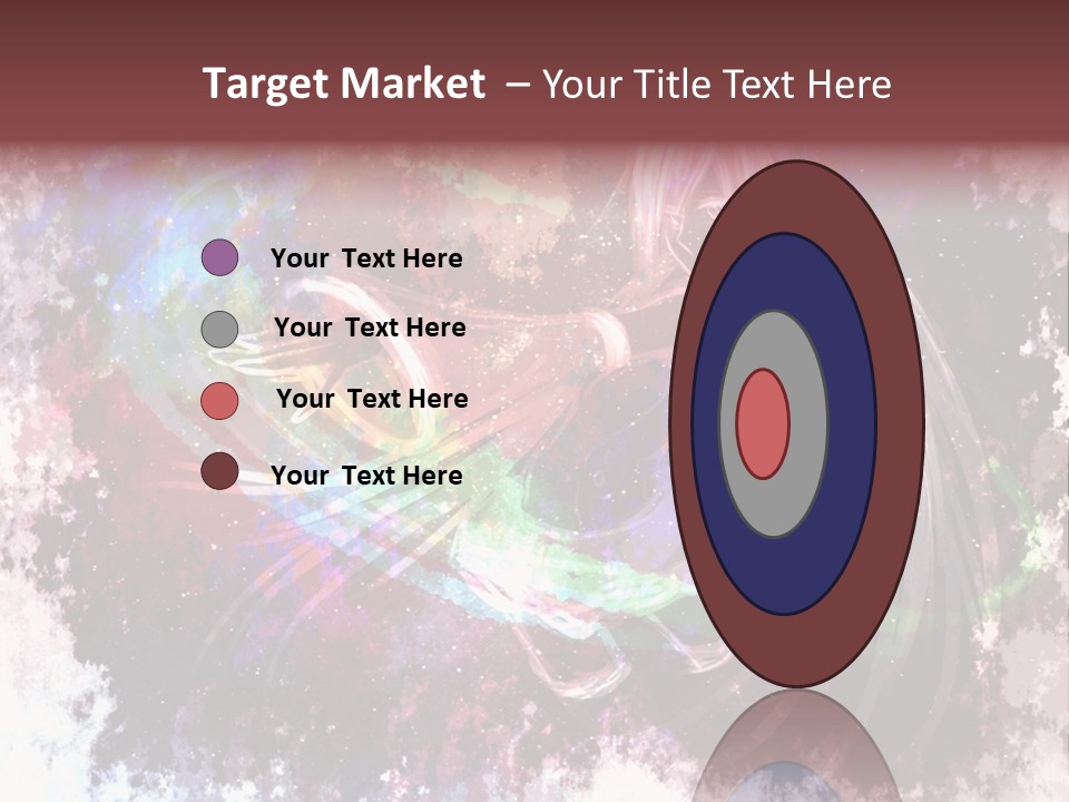 A Woman With Long Hair Is Dancing On A Colorful Background PowerPoint Template