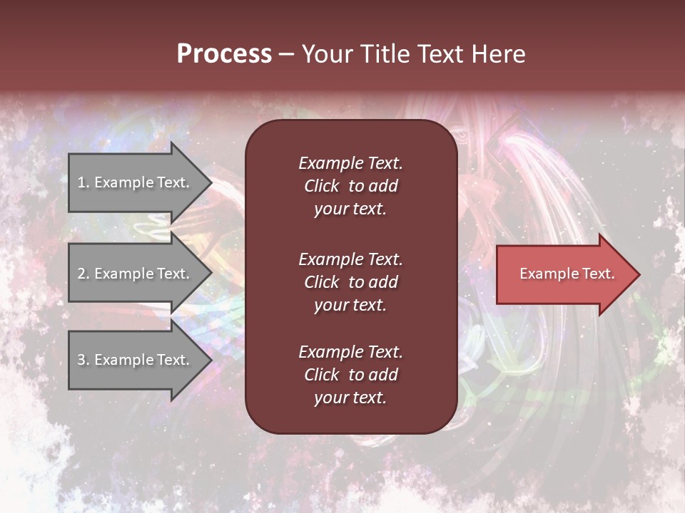 A Woman With Long Hair Is Dancing On A Colorful Background PowerPoint Template