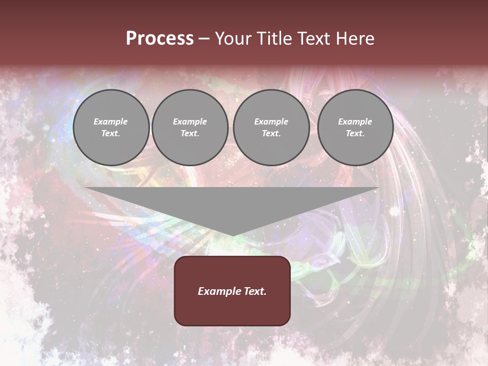 A Woman With Long Hair Is Dancing On A Colorful Background PowerPoint Template