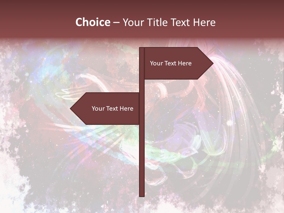 A Woman With Long Hair Is Dancing On A Colorful Background PowerPoint Template