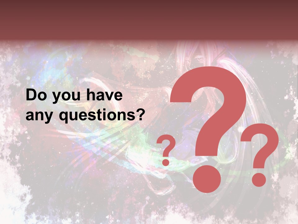 A Woman With Long Hair Is Dancing On A Colorful Background PowerPoint Template