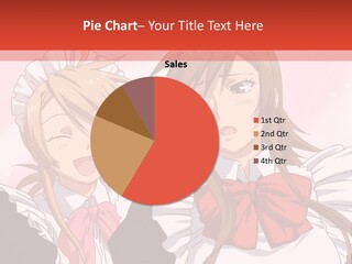 A Couple Of Anime Girls With Long Hair PowerPoint Template