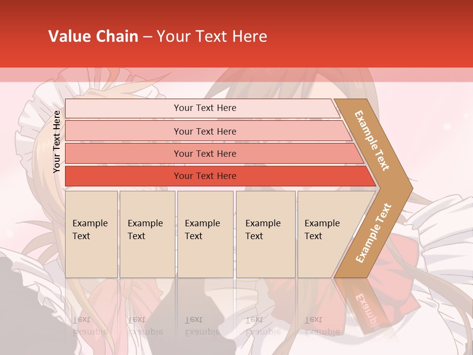 A Couple Of Anime Girls With Long Hair PowerPoint Template