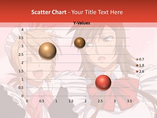 A Couple Of Anime Girls With Long Hair PowerPoint Template