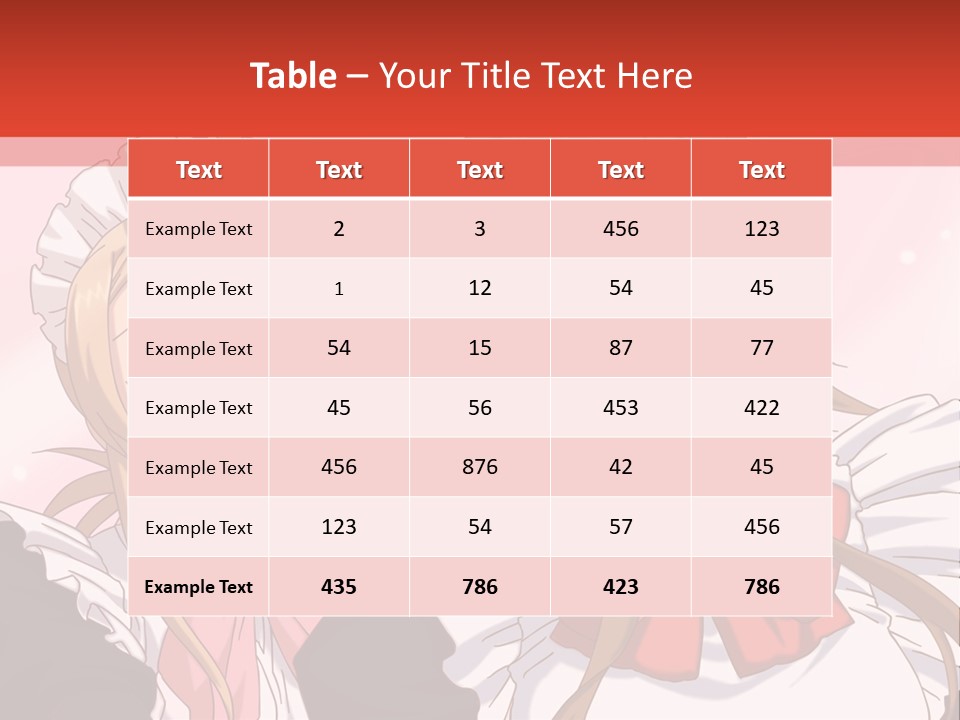 A Couple Of Anime Girls With Long Hair PowerPoint Template