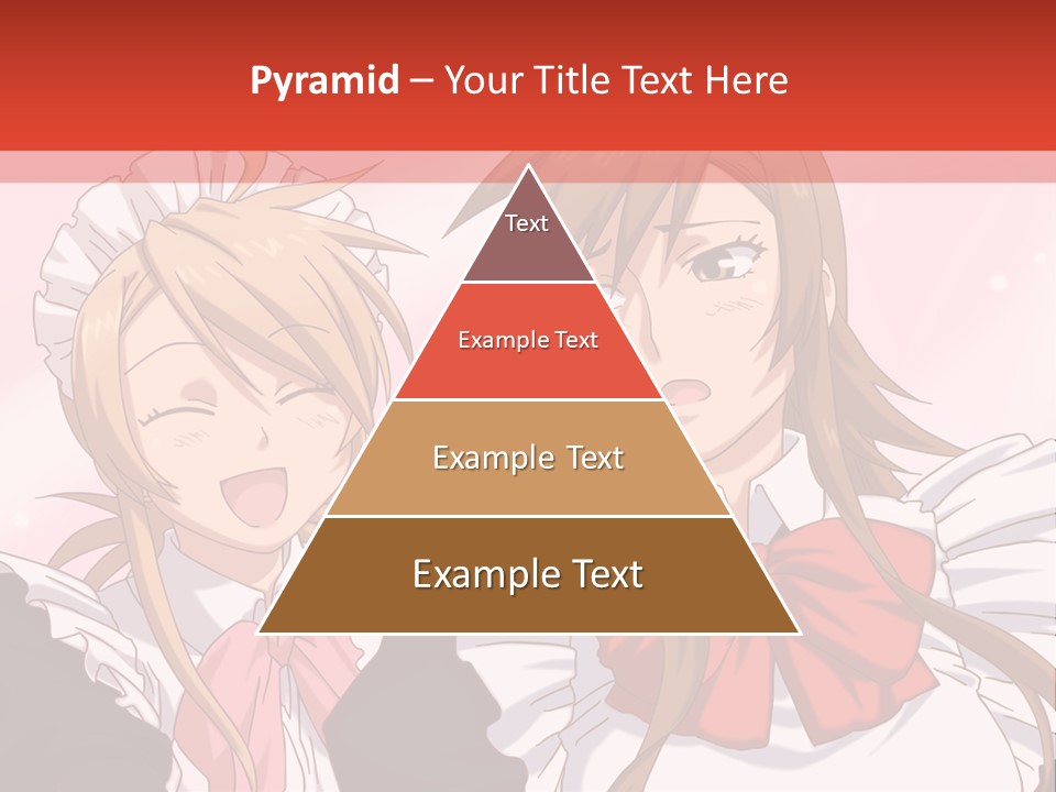 A Couple Of Anime Girls With Long Hair PowerPoint Template