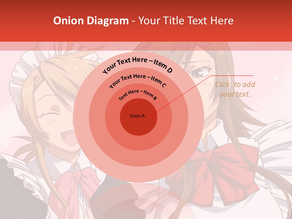 A Couple Of Anime Girls With Long Hair PowerPoint Template