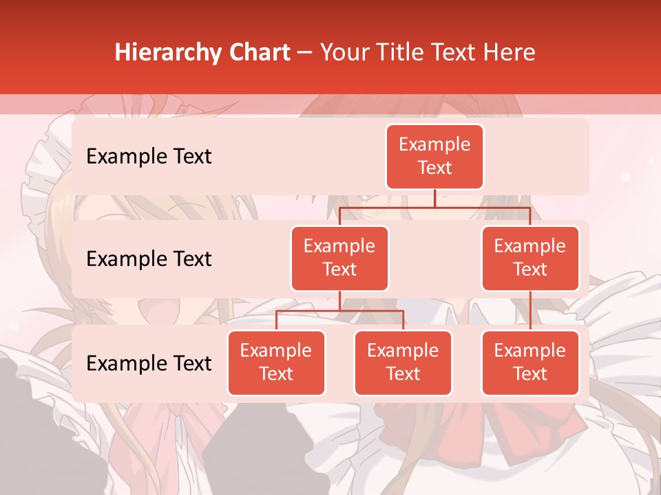 A Couple Of Anime Girls With Long Hair PowerPoint Template