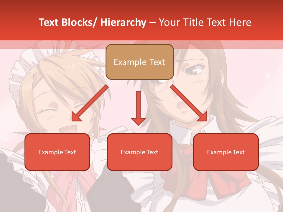 A Couple Of Anime Girls With Long Hair PowerPoint Template