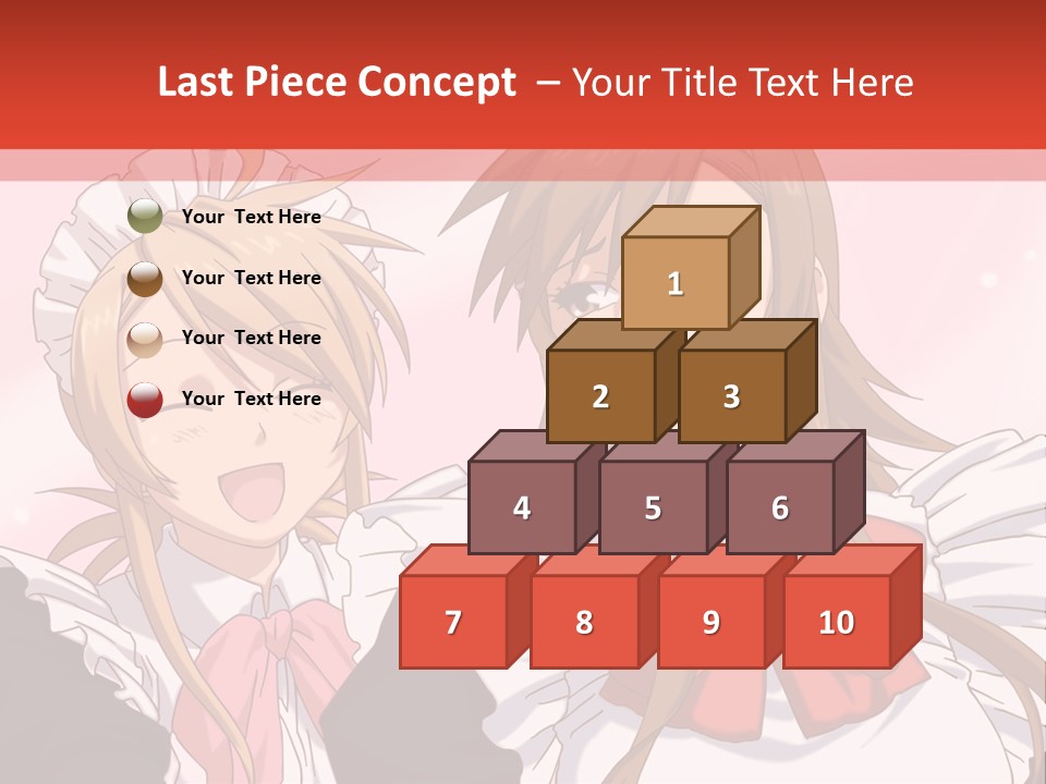 A Couple Of Anime Girls With Long Hair PowerPoint Template