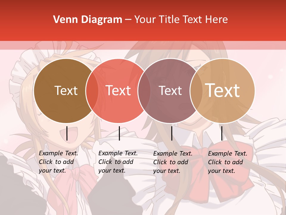 A Couple Of Anime Girls With Long Hair PowerPoint Template