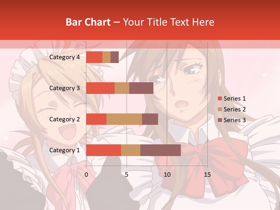 A Couple Of Anime Girls With Long Hair PowerPoint Template
