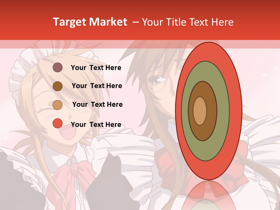 A Couple Of Anime Girls With Long Hair PowerPoint Template