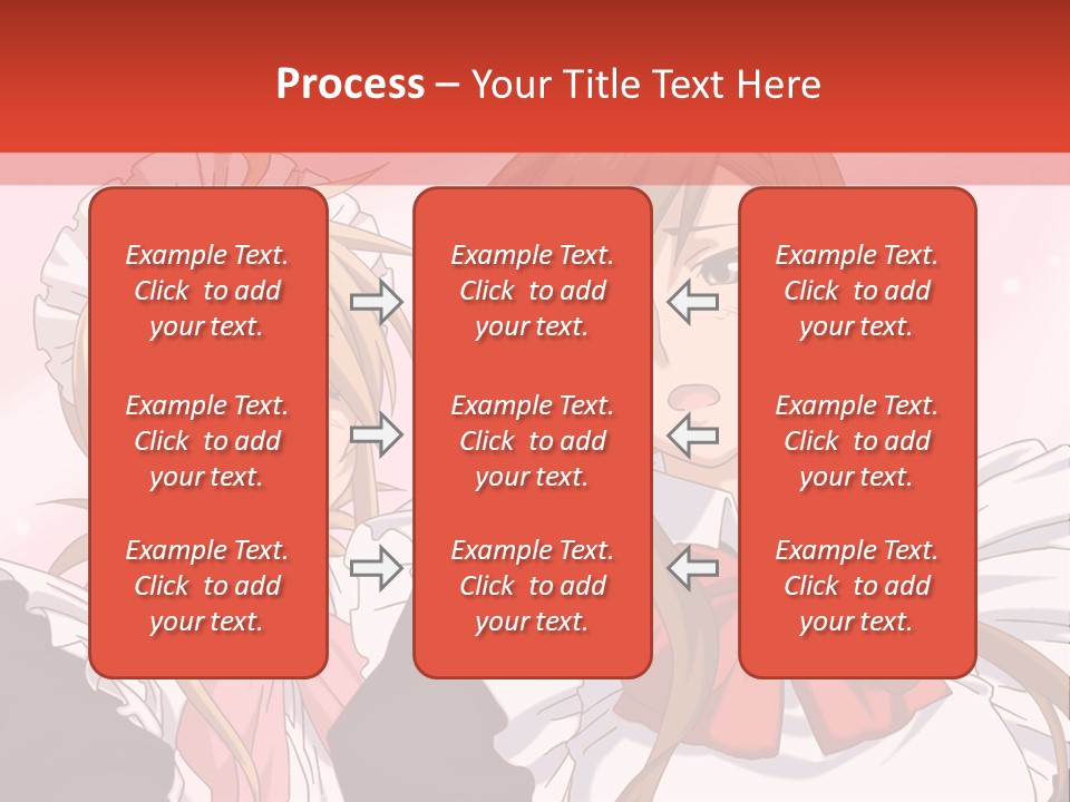 A Couple Of Anime Girls With Long Hair PowerPoint Template