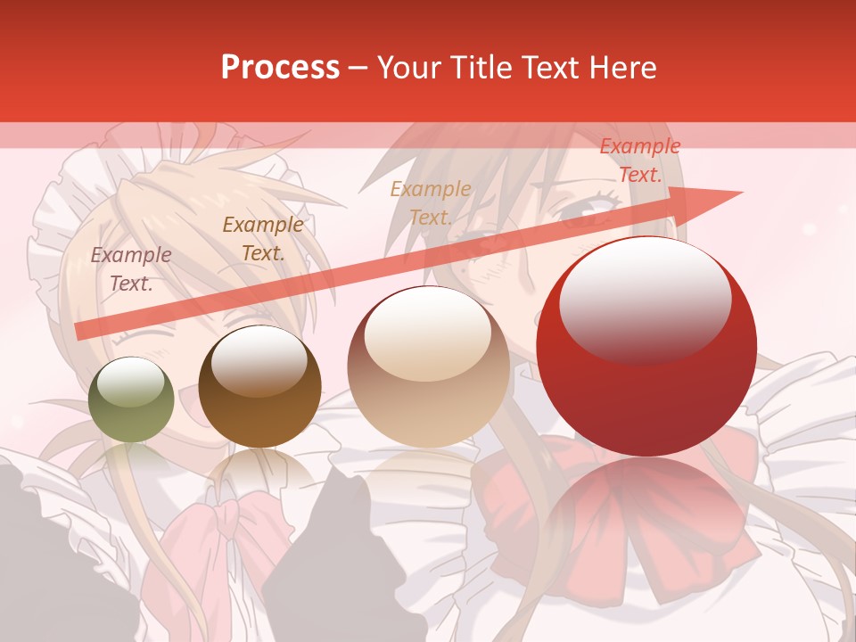 A Couple Of Anime Girls With Long Hair PowerPoint Template