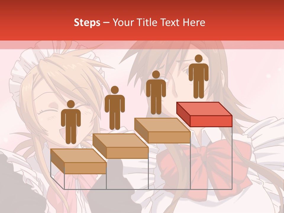 A Couple Of Anime Girls With Long Hair PowerPoint Template