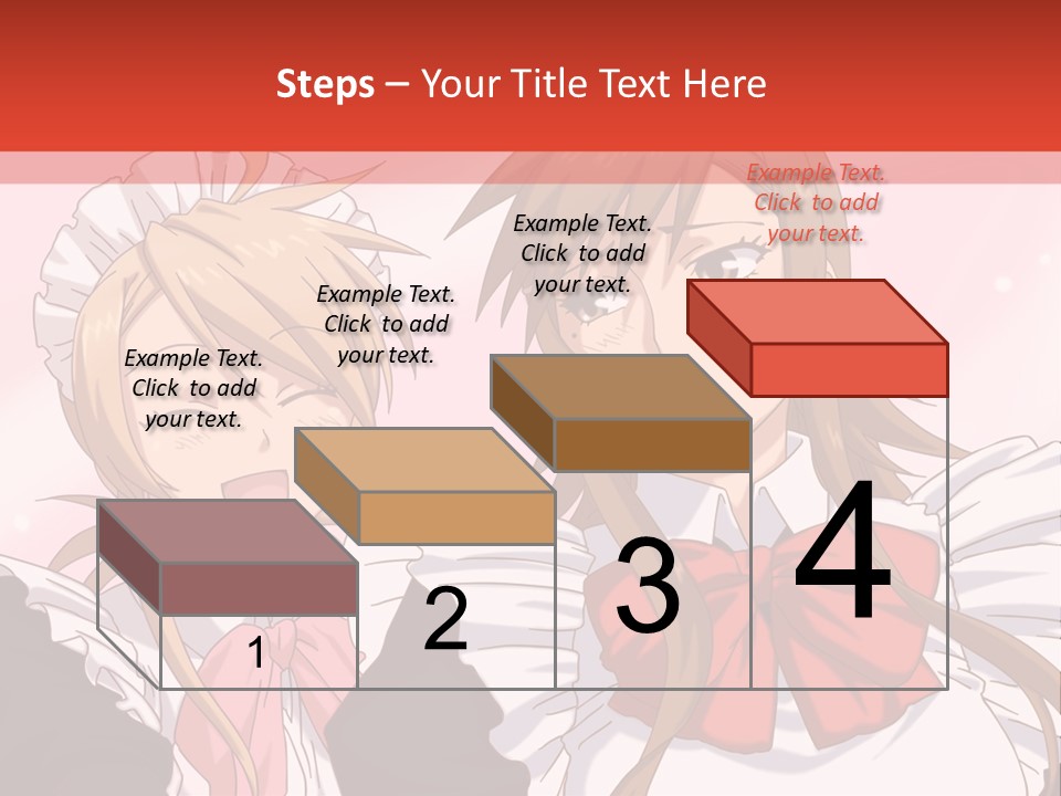 A Couple Of Anime Girls With Long Hair PowerPoint Template