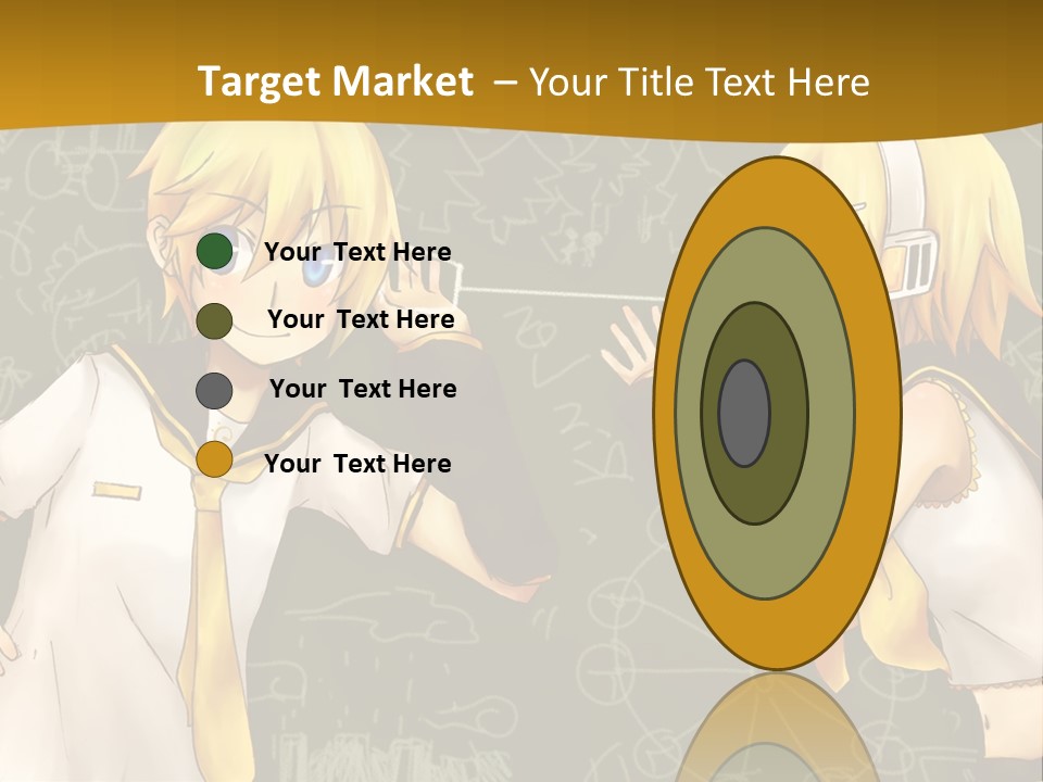 A Couple Of Anime Girls Standing Next To Each Other PowerPoint Template