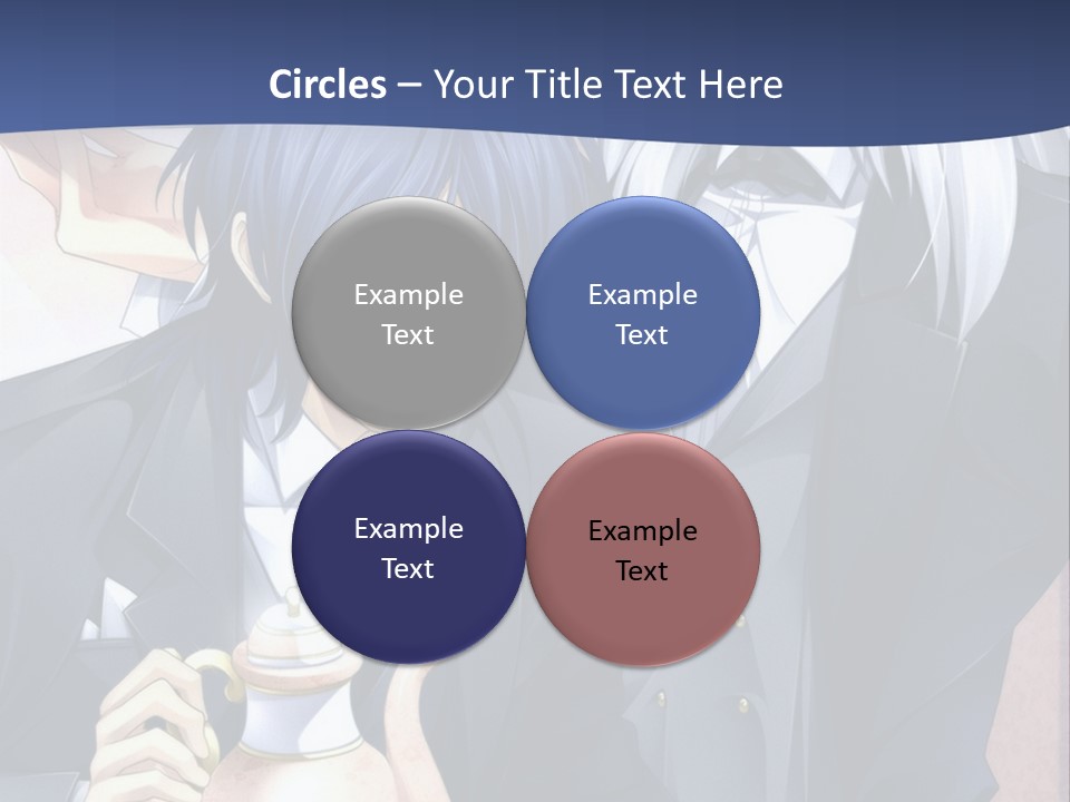 A Couple Of People Standing Next To Each Other PowerPoint Template