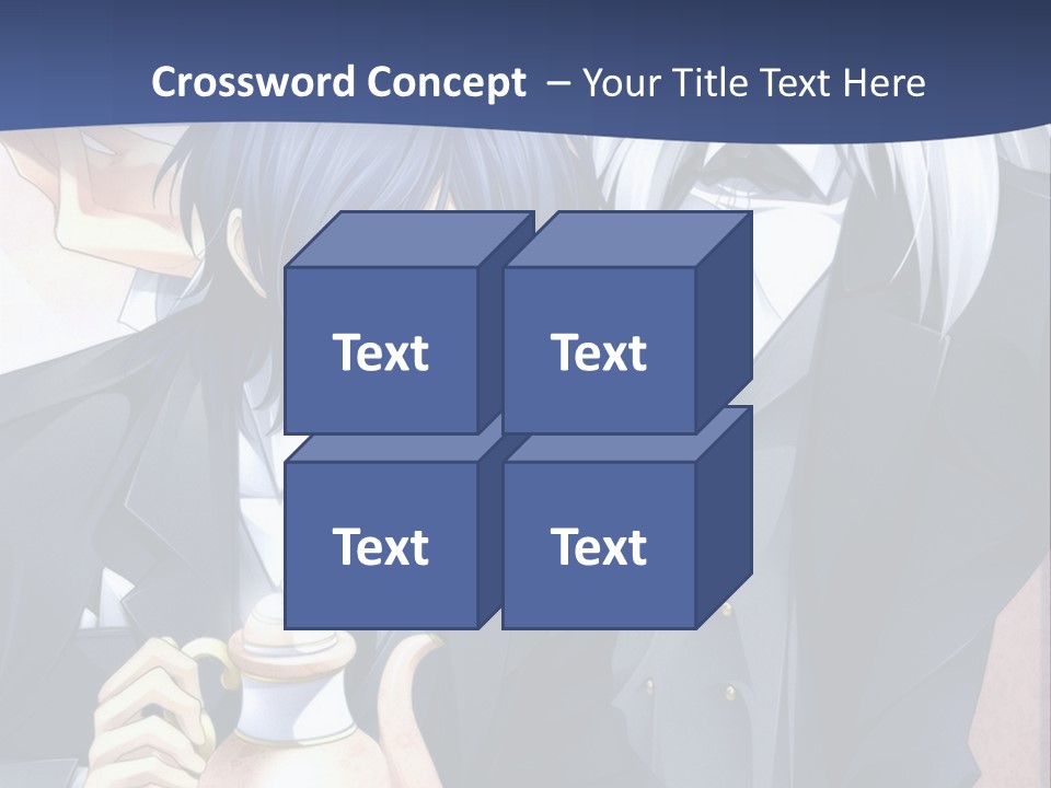 A Couple Of People Standing Next To Each Other PowerPoint Template