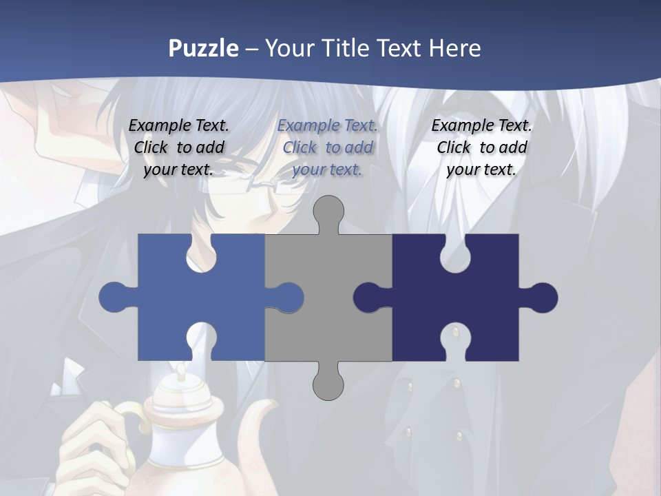 A Couple Of People Standing Next To Each Other PowerPoint Template