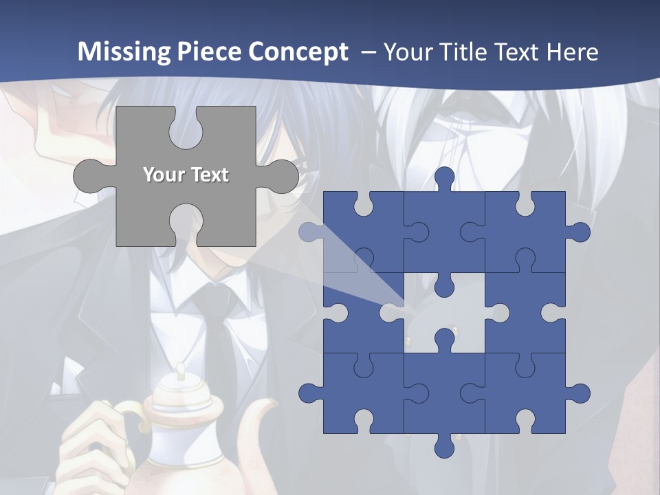 A Couple Of People Standing Next To Each Other PowerPoint Template