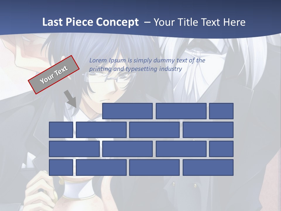 A Couple Of People Standing Next To Each Other PowerPoint Template