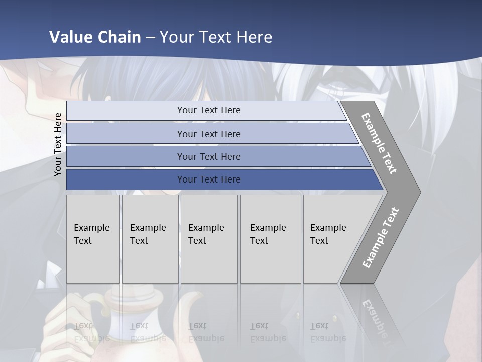 A Couple Of People Standing Next To Each Other PowerPoint Template