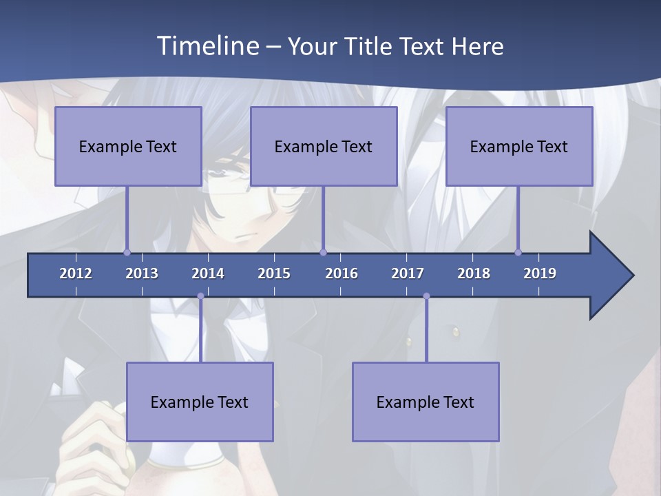 A Couple Of People Standing Next To Each Other PowerPoint Template